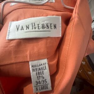 Van Heusen Coral Button-Up Shirt